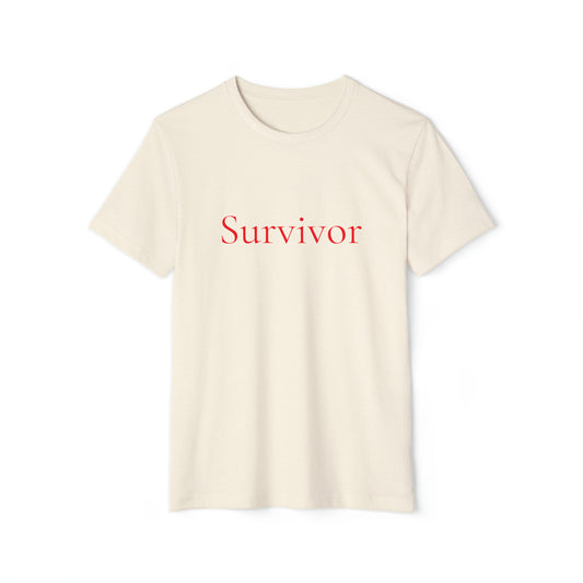 Unisex Recycled Organic Survivor T-Shirt
